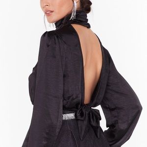 NWT nasty gal top with open back